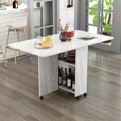 Minimalist Engineered Wood Square Table