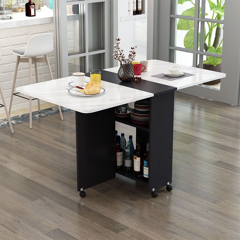 Minimalist Engineered Wood Square Table