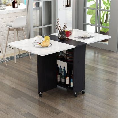 Minimalist Engineered Wood Square Table