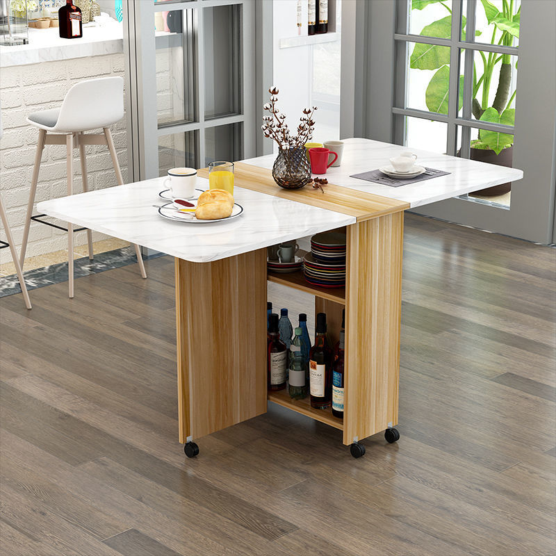 Minimalist Engineered Wood Square Table