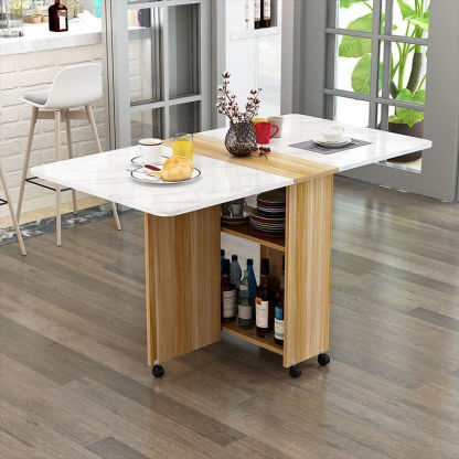 Minimalist Engineered Wood Square Table
