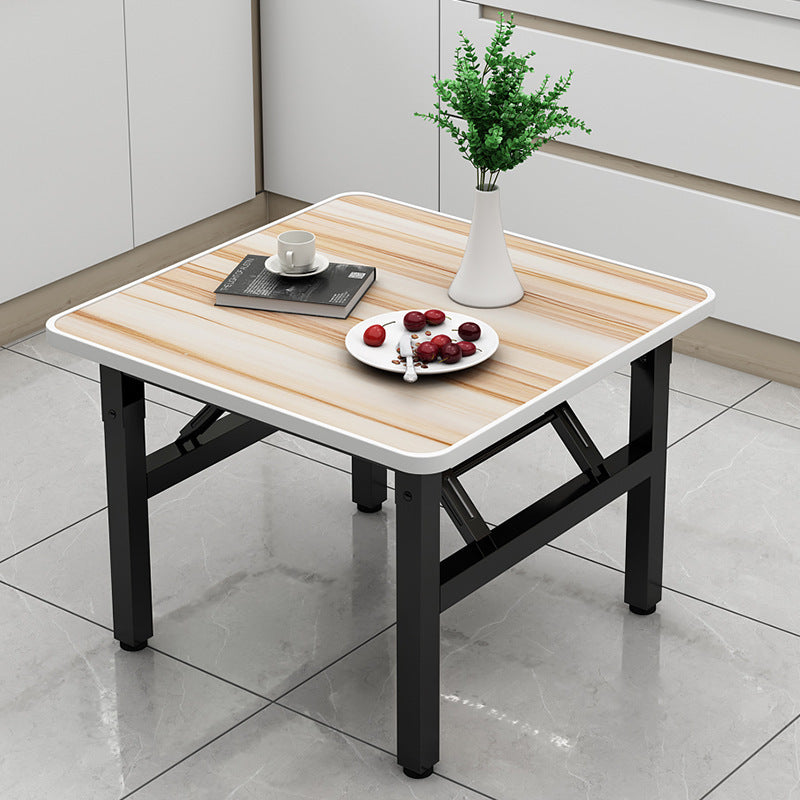 Minimalist Engineered Wood 4/6-Seat Table — Rectangular / White Oak Grain