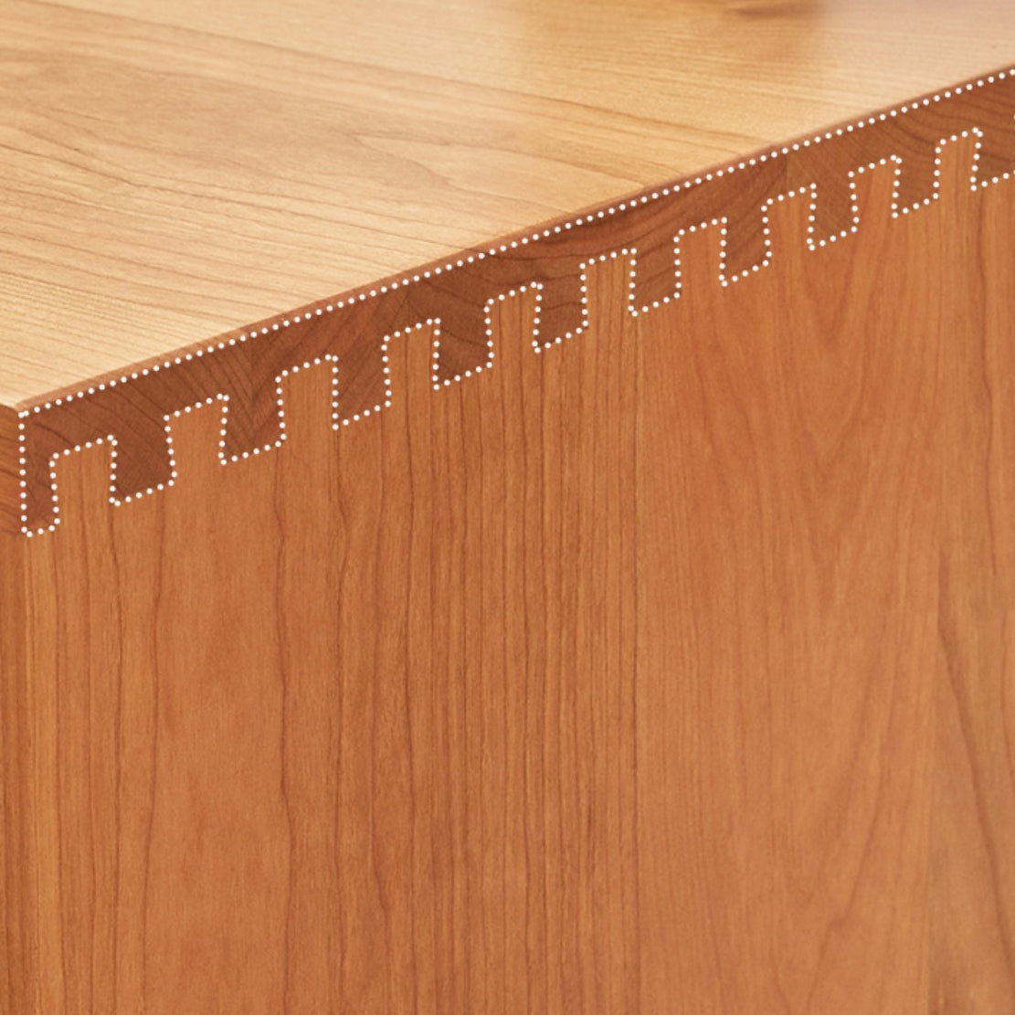 Nordic Pine Coffee Table 2-Drawer 2-Cabinet