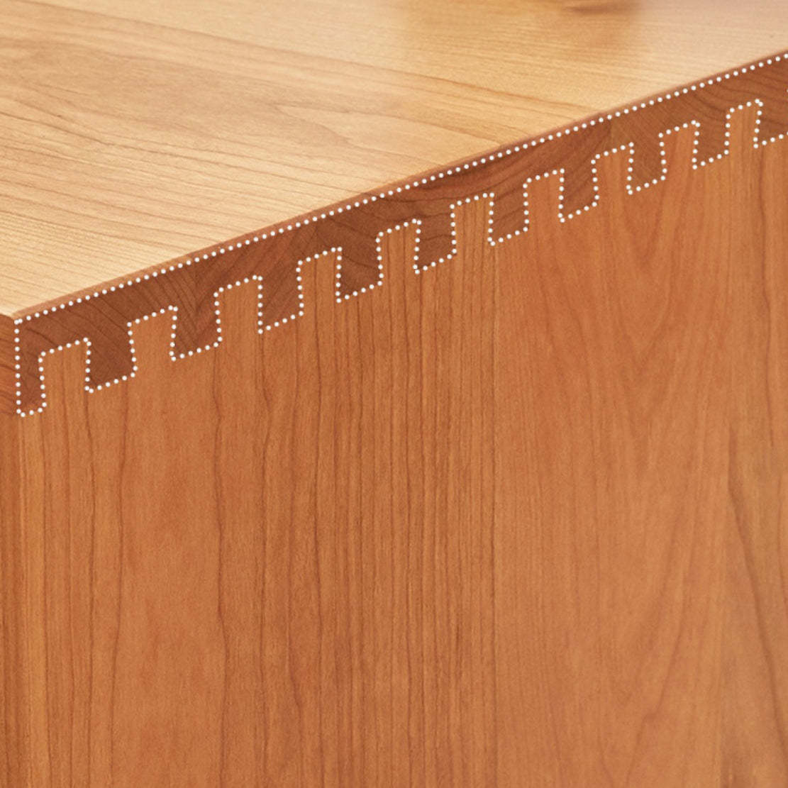 Nordic Pine Coffee Table 2-Drawer 2-Cabinet
