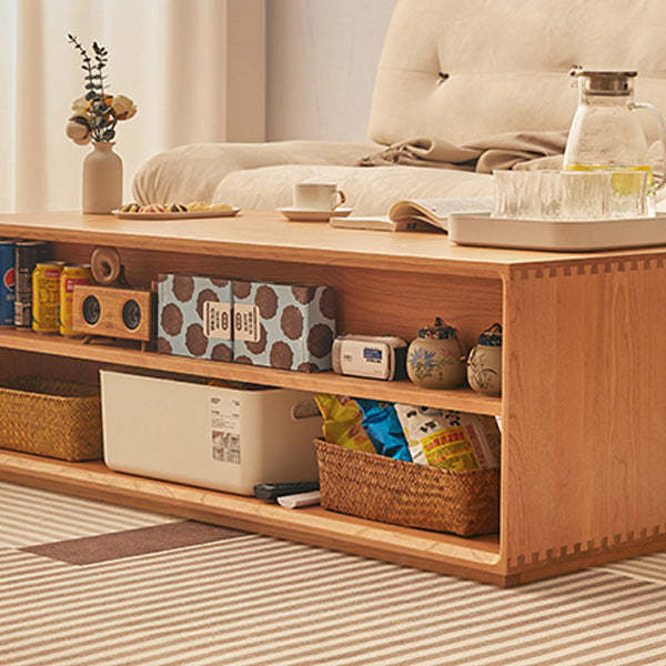 Nordic Pine Coffee Table 2-Drawer 2-Cabinet
