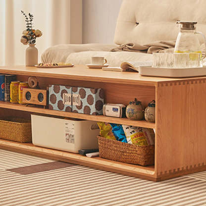 Nordic Pine Coffee Table 2-Drawer 2-Cabinet