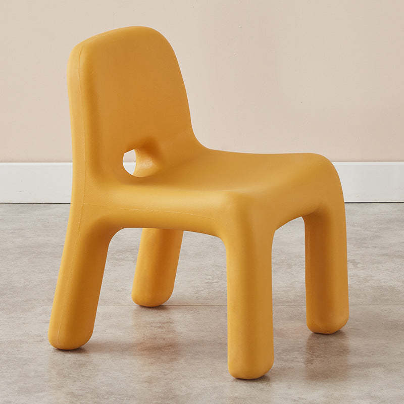 Nordic colorful oval gray office chairs — Chair Only / Yellow