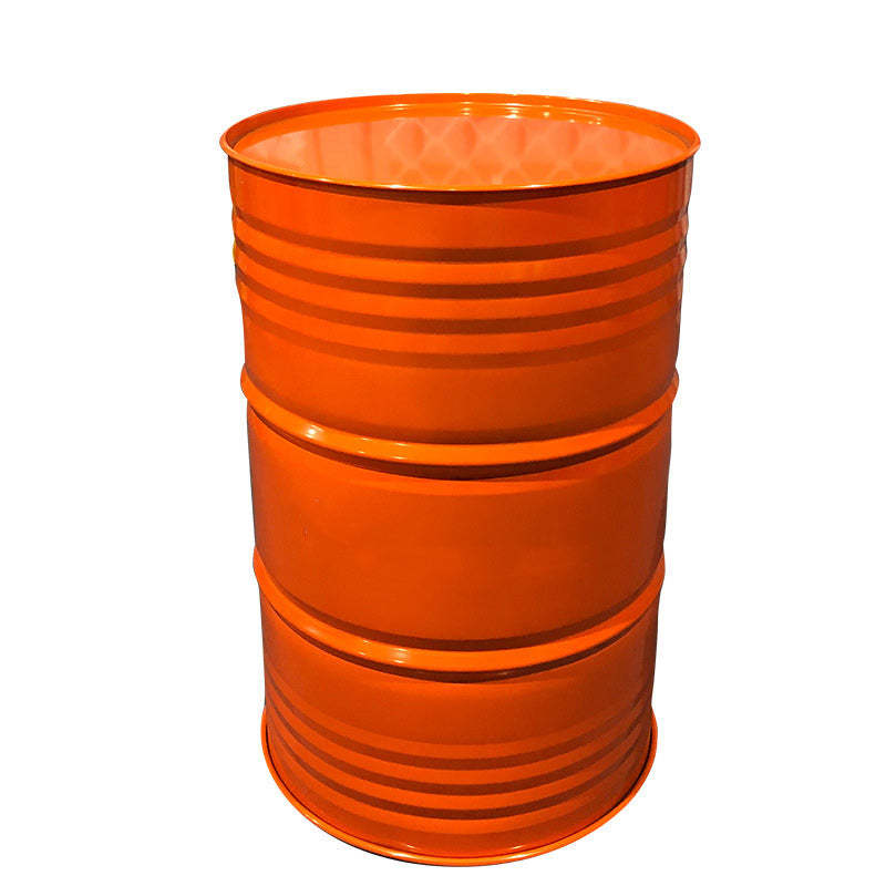 Contemporary Industrial Iron Drum-Shaped Round Cafe Table & Stool Set With Storage & 2/4 Seats For Living Room & Kitchen°