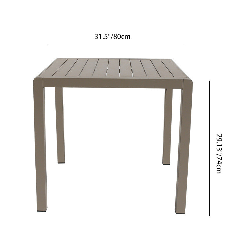 Minimalist Plastic Wood Table