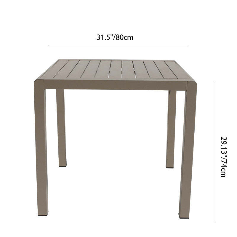 Minimalist Plastic Wood Table