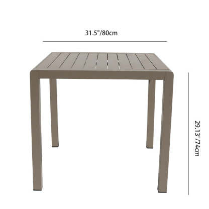 Minimalist Plastic Wood Table