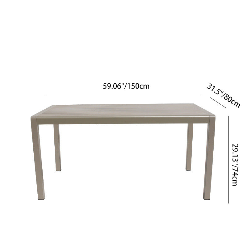 Minimalist Plastic Wood Table