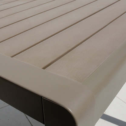Minimalist Plastic Wood Table