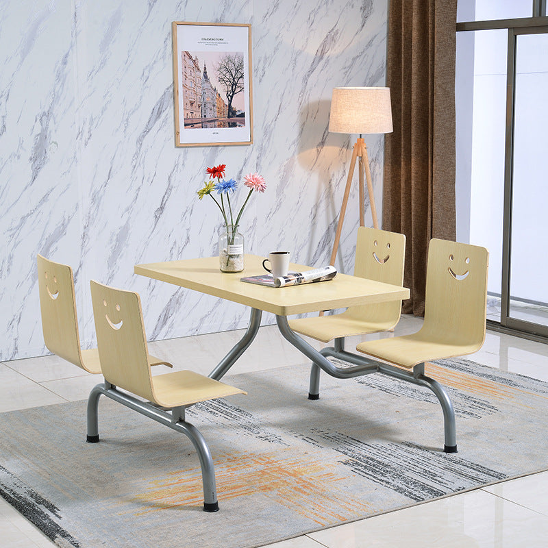 Modern Wood Smile One-Piece Dining Table