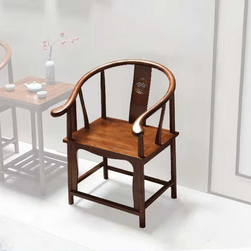 Chinese Solid Wood Carved Coffee Table Set