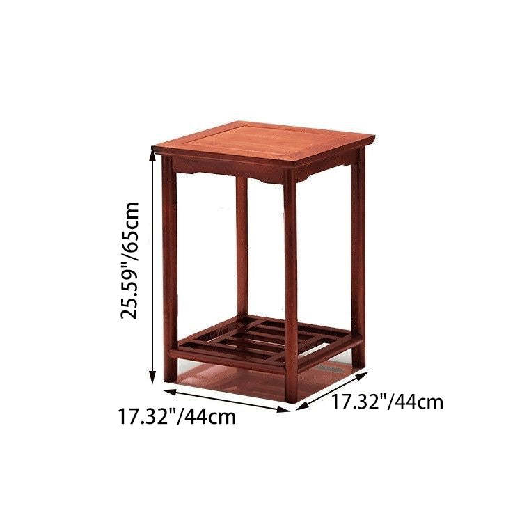 Chinese Solid Wood Carved Coffee Table Set
