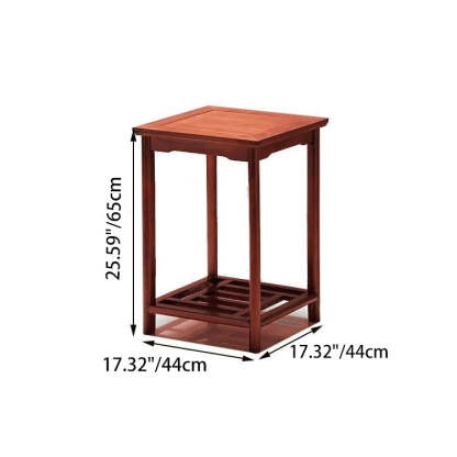 Chinese Solid Wood Carved Coffee Table Set