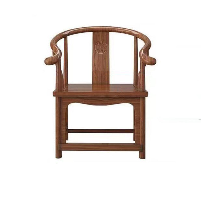 Chinese Solid Wood Carved Coffee Table Set