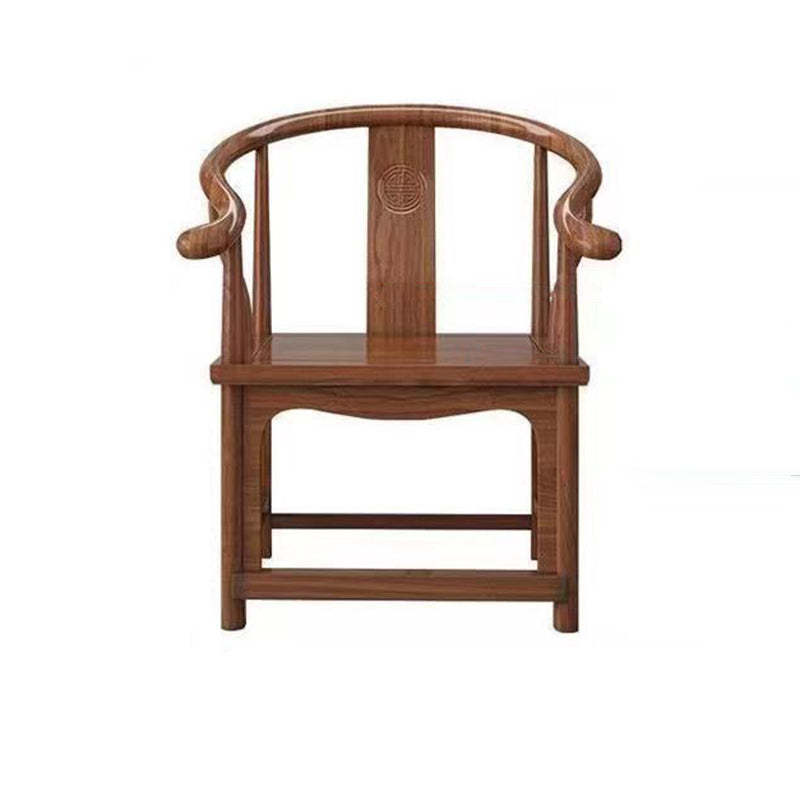 Chinese Solid Wood Carved Coffee Table Set