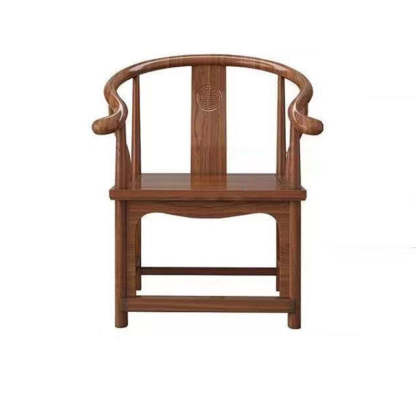 Chinese Solid Wood Carved Coffee Table Set