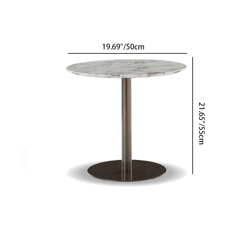 Scandinavian Weaving Rope Slab Outdoor Coffee Table