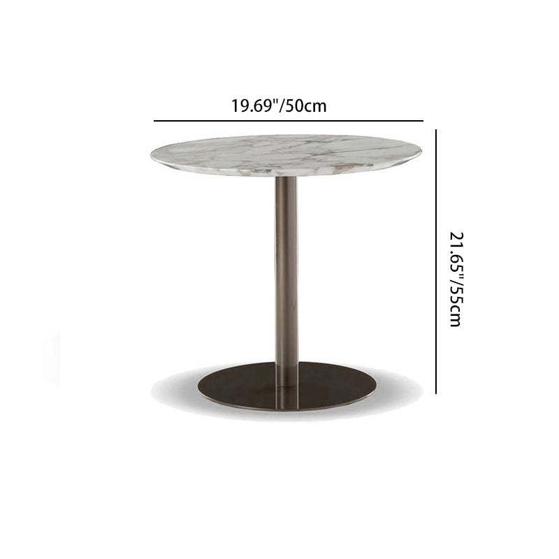 Scandinavian Weaving Rope Slab Outdoor Coffee Table