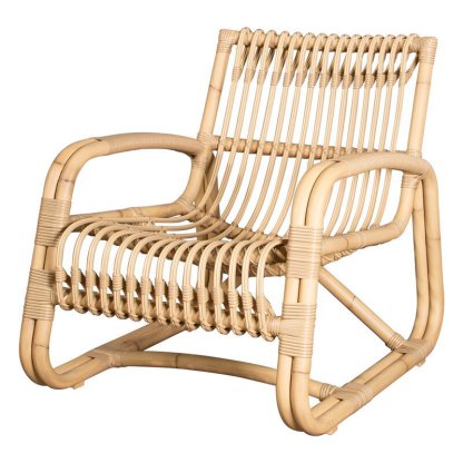 Japanese Imitation Rattan Glass Coffee Table