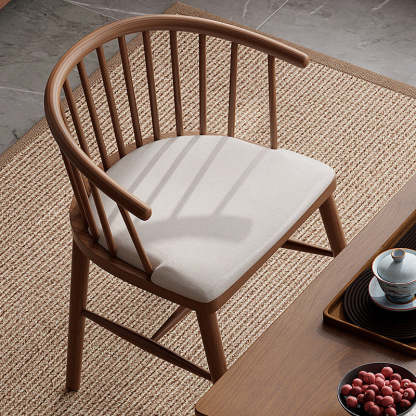Chinese Slab Wood Coffee Table Chair Set