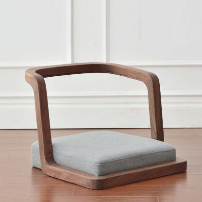 Japanese Ash Wood Low Coffee Table Chair Set