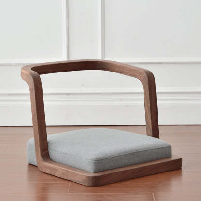 Japanese Ash Wood Low Coffee Table Chair Set