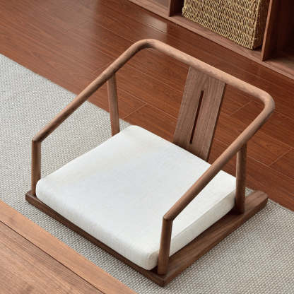 Japanese Ash Wood Low Coffee Table Chair Set