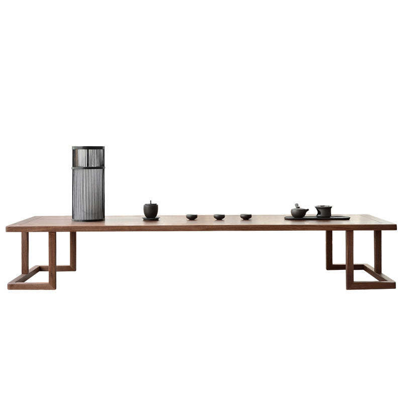 Japanese Ash Wood Low Coffee Table Chair Set