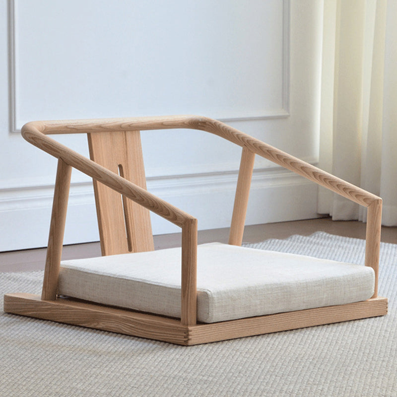 Japanese Ash Wood Low Coffee Table Chair Set
