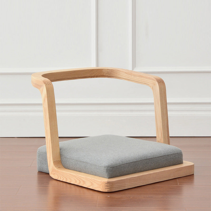 Japanese Ash Wood Low Coffee Table Chair Set