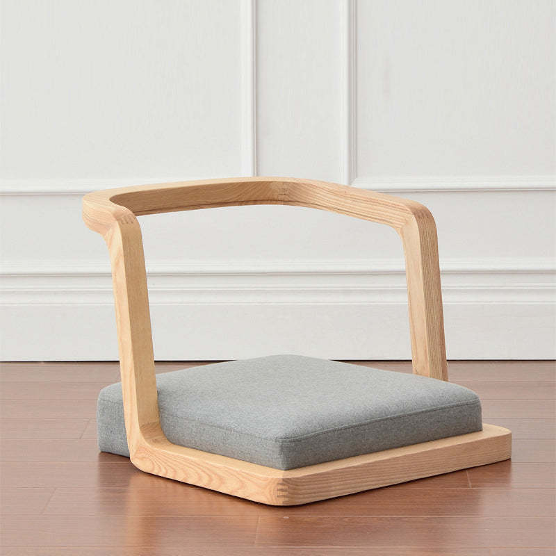 Japanese Ash Wood Low Coffee Table Chair Set