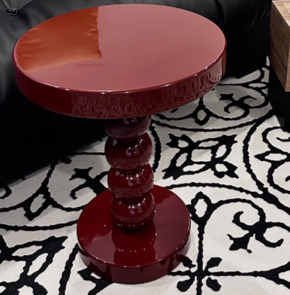 Retro Round Gourd Solid Wood Coffee Table