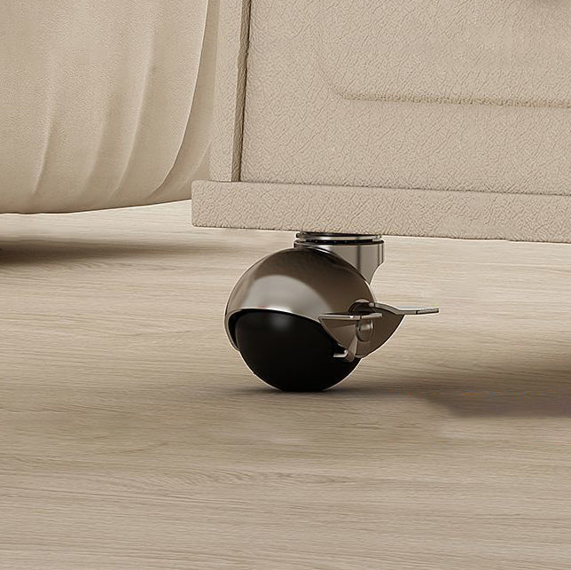 Minimalist Foldable Solid Wood Glass 2-Tier Coffee Table