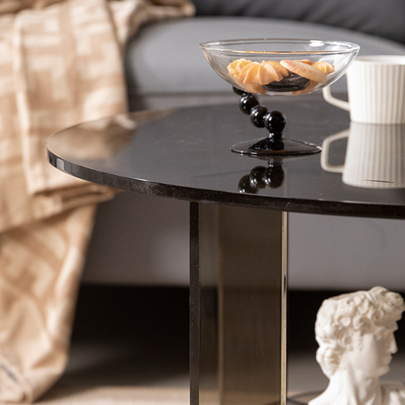 Minimalist Round Acrylic Coffee Table 2-Tier