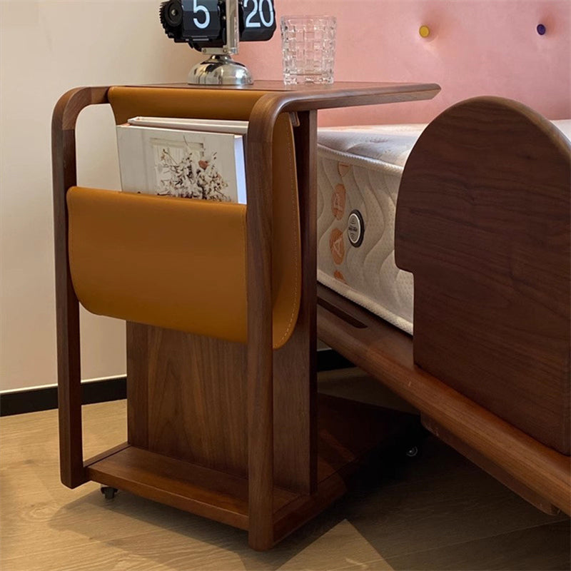 Minimalist end removable end & side tables in wood