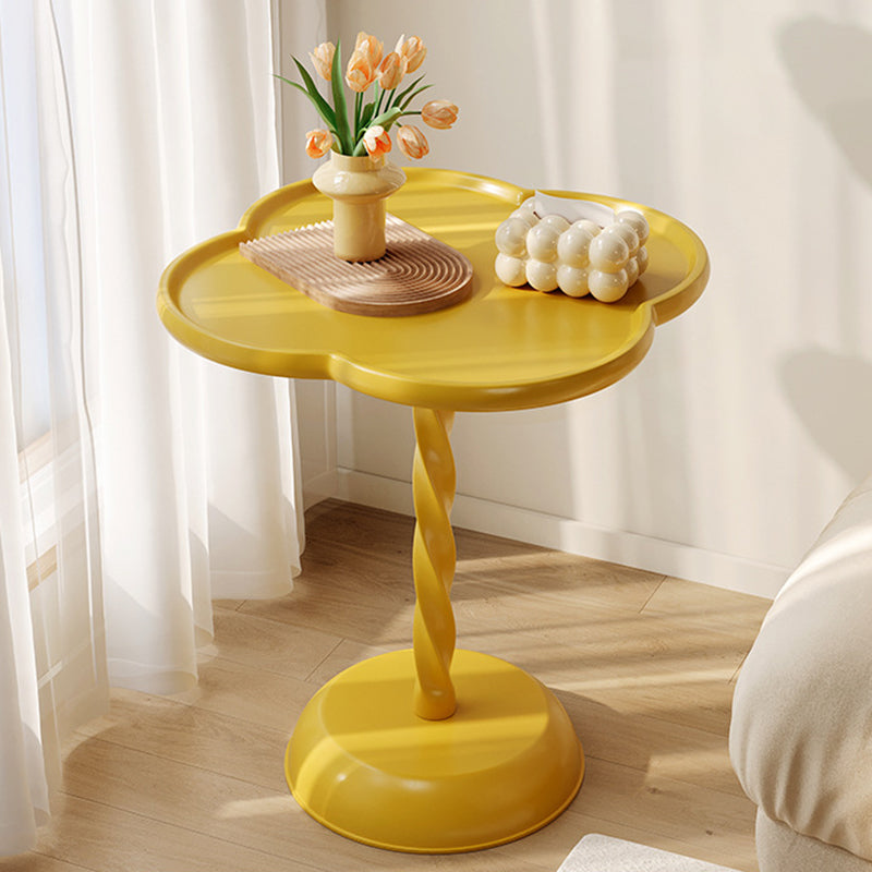 Minimalist Clover Spiral Wooden Coffee Table