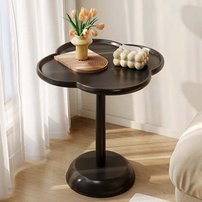 Minimalist Clover Spiral Wooden Coffee Table