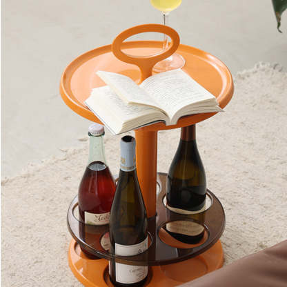 Wine Glass Holder Side Table