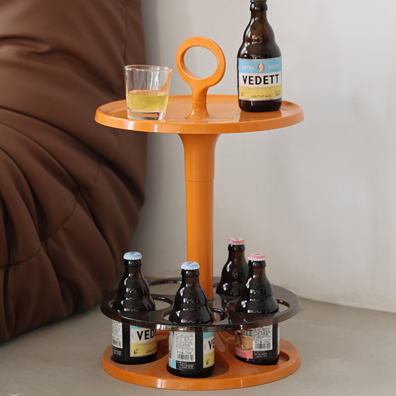 Wine Glass Holder Side Table — White