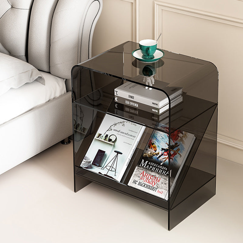 Minimalist Acrylic End Table 3-Tier