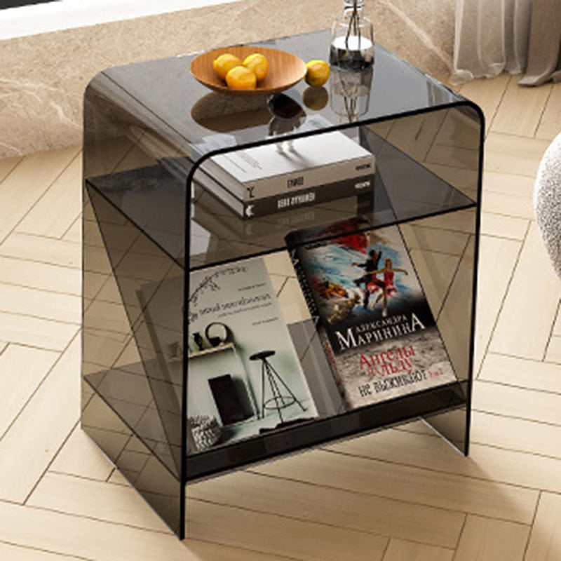 Minimalist Acrylic End Table 3-Tier