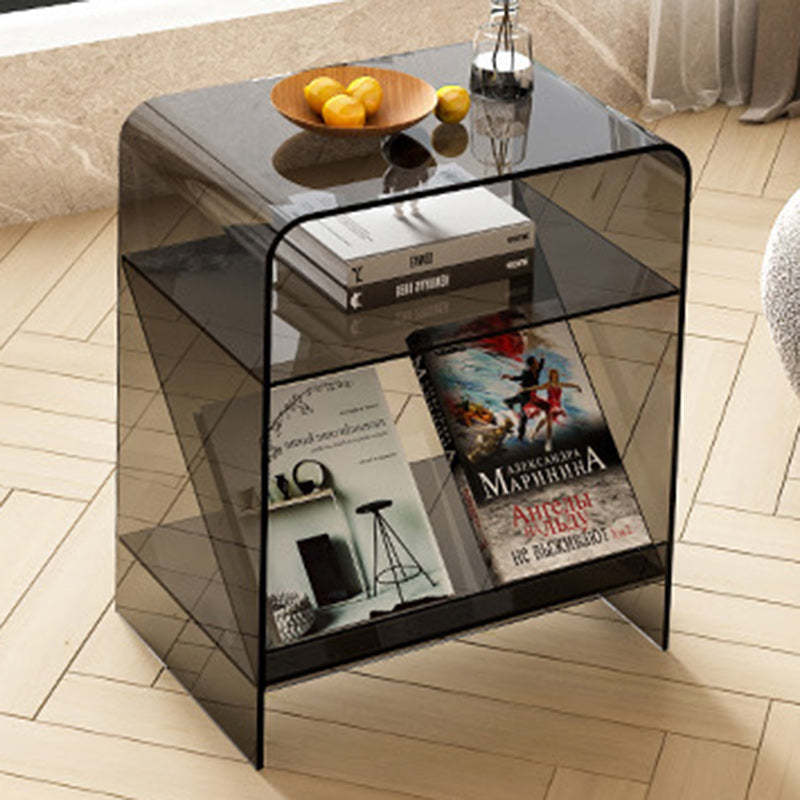 Minimalist Acrylic End Table 3-Tier