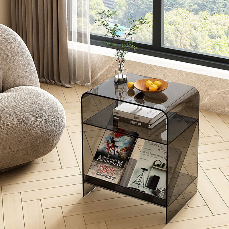 Minimalist Acrylic End Table 3-Tier