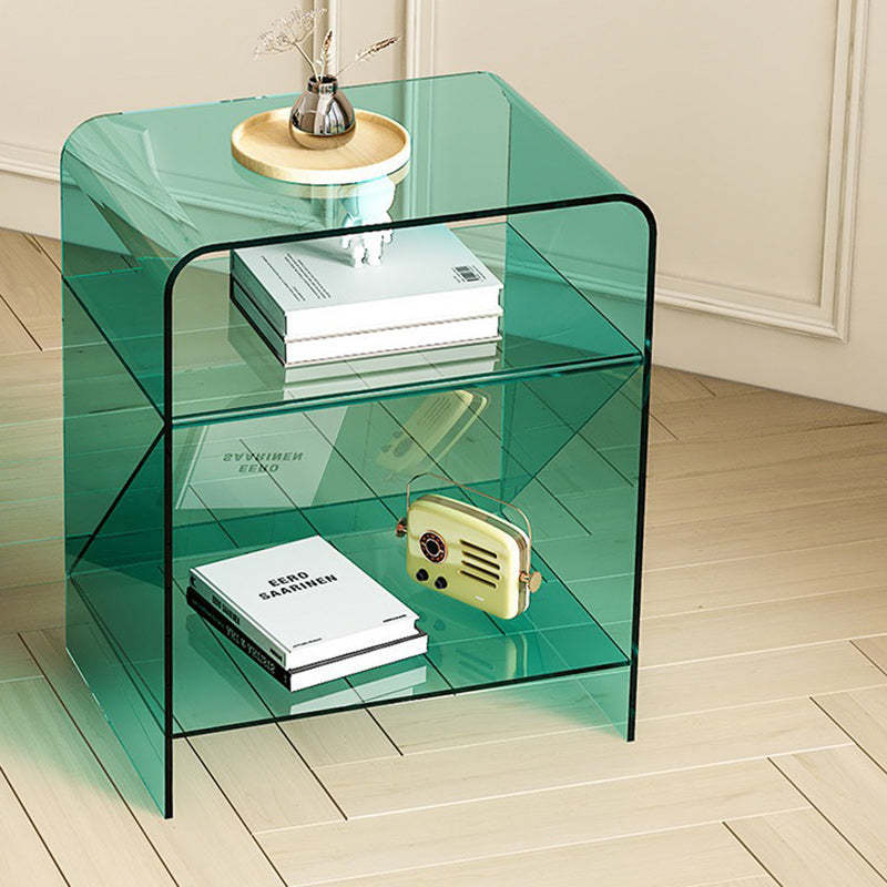 Minimalist Acrylic End Table 3-Tier