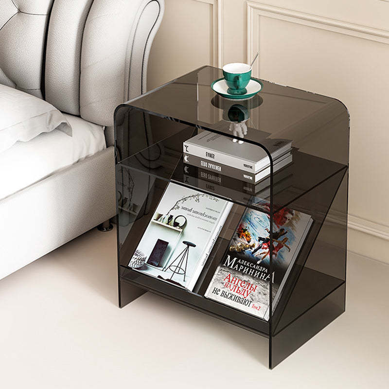 Minimalist Acrylic End Table 3-Tier