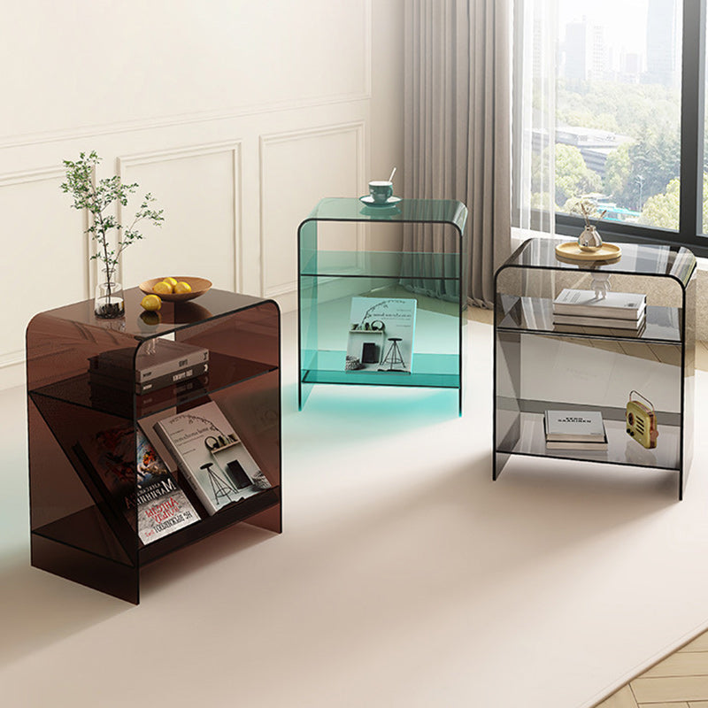 Minimalist Acrylic End Table 3-Tier
